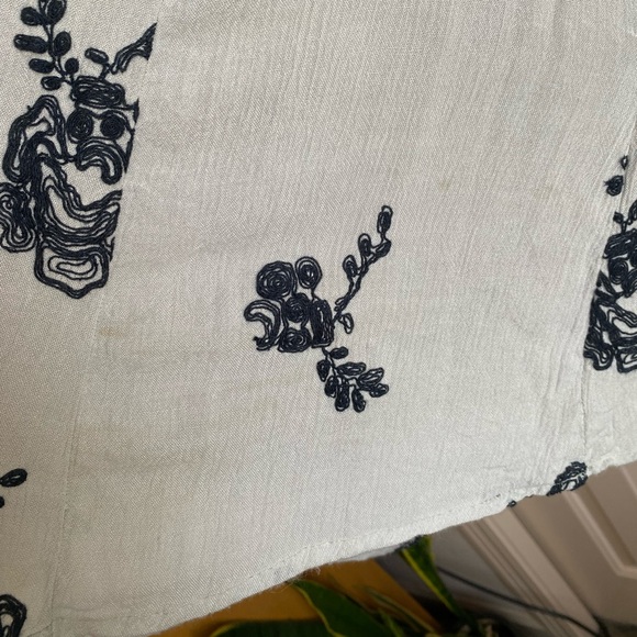 Free People Emma Austin Agave Embroidered Tunic Swing Dress M - Picture 11 of 11